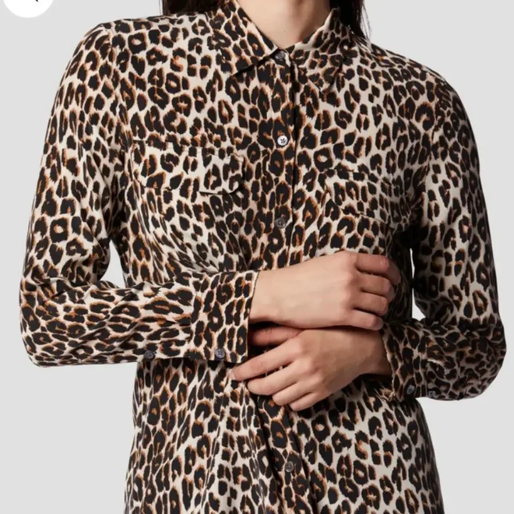 NWT Equipment Slim Signature Silk Shirt
